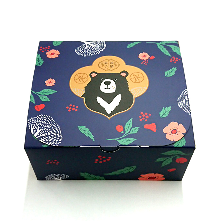 鴻鼎菓子正方雙掀蓋糊勾底盒