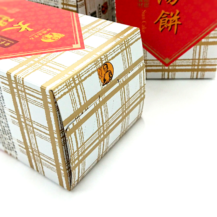 紅櫻花自動包裝太陽餅盒