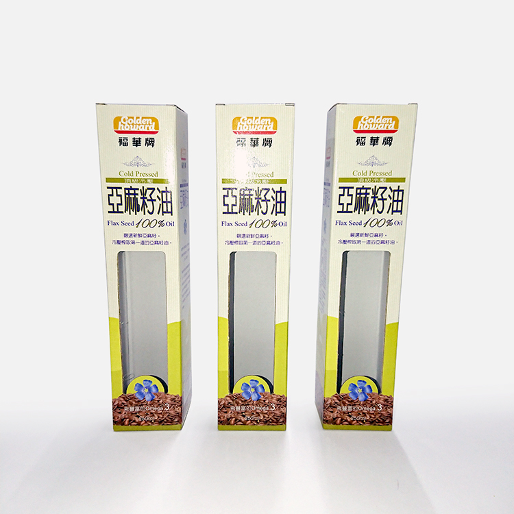 金福華亞麻仁籽油開窗盒