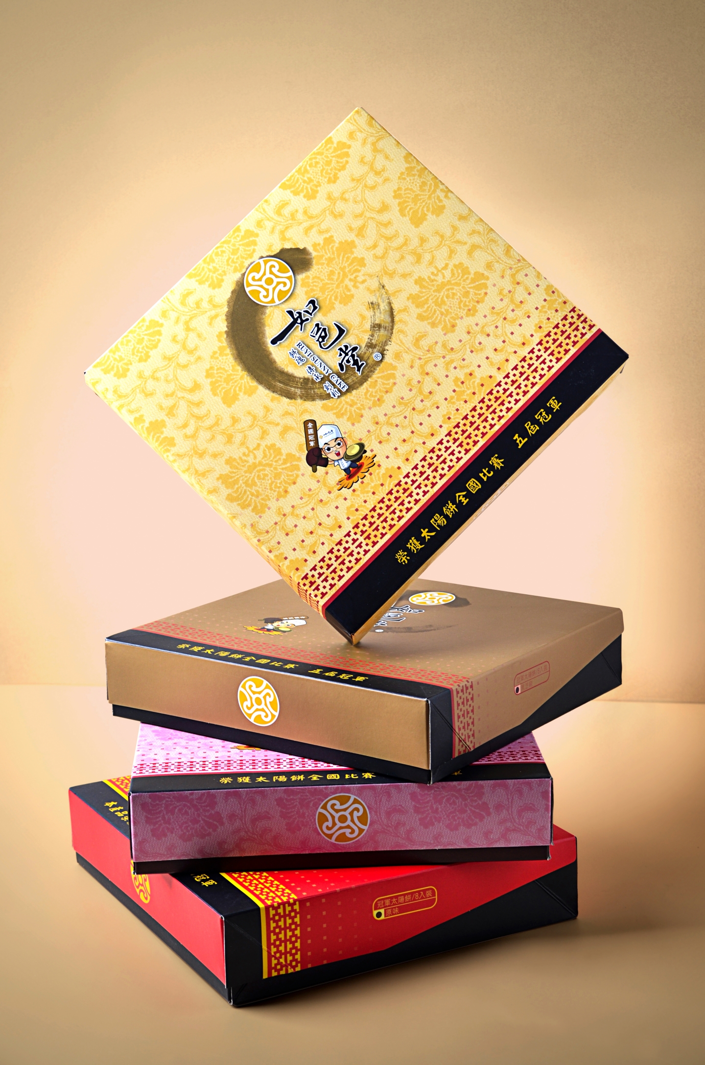 如邑堂手工太陽餅盒